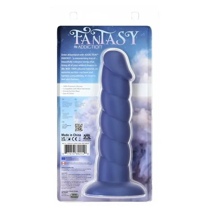Addiction Fantasy Unicorn Dildo 8 Blue BMS Factory Dildos