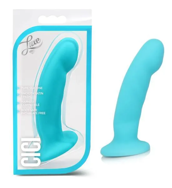 Blush Dildos Cici Pure Silicone Dildo Blue Blush Dildos Cici Pure Silicone Dildo Blue