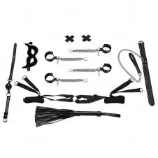 Couples Electric Eel All Chained Up Bondage Play 6 Piece Bedspreader Set