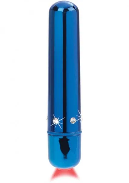 Crystal High Intensity Vibrators Crystal High Intensity Bullets 2 Blue Bullet Vibrator