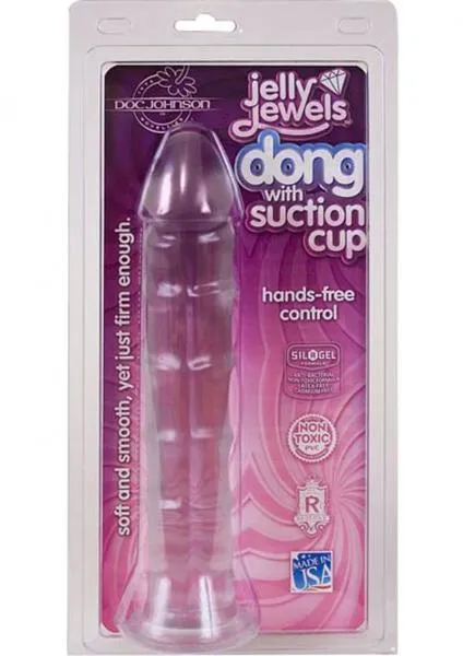 Dildos Doc Johnson Jelly Jewels Dong With Suction Cup 8 Inch Clear Dildos Doc Johnson Jelly Jewels Dong With Suction Cup 8 Inch Clear