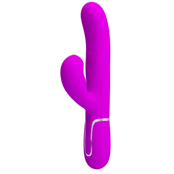 Female Sex Toys Pretty Love 3in1 MultiFunction Thumping Rabbit Vibrator Perdita Multiple Colours