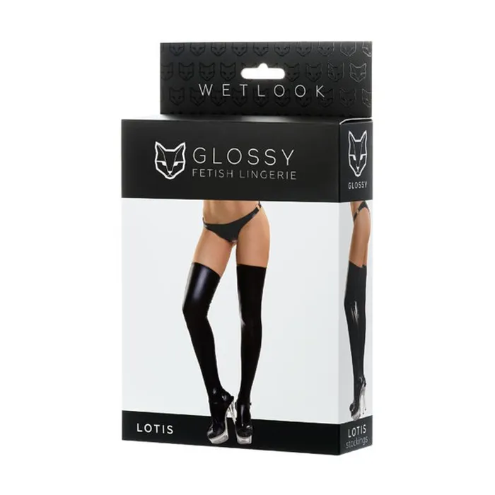 Glossy Vibrators Glossy Wetlook Stockings Lotis