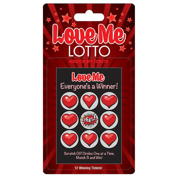 Little Genie Vibrators Love Me Lotto Naughty Scratcher