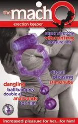 Nasstoys Vibrators Macho Erection Keeper C Ring Purple Nasstoys Vibrators Macho Erection Keeper C Ring Purple