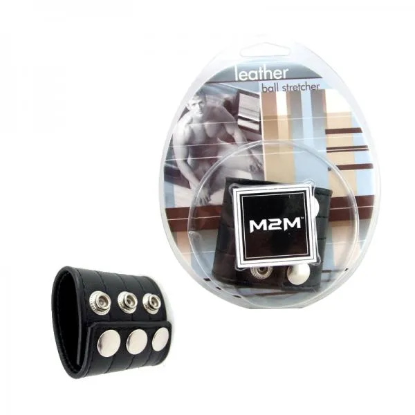 PHS International Restraints M2 M Ball Stretcher Leather 2 Inches Black PHS International Restraints M2 M Ball Stretcher Leather 2 Inches Black