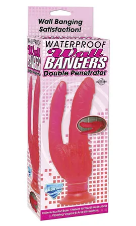Pipedream Vibrators Waterproof Wall Bangers Double Penetrator Pink Pipedream Vibrators Waterproof Wall Bangers Double Penetrator Pink