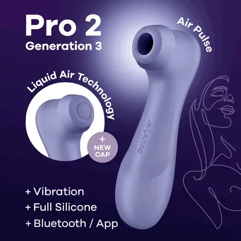 Satisfyer Vibrators Satisfyer Pro 2 Generation 3 with App ControlLilac