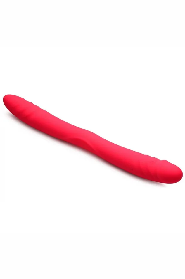 Sd Female Sex Toys 7X Double Down Silicone Double Dildo with Remote