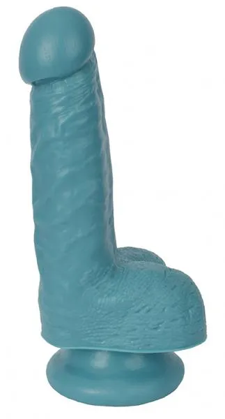 Simply Sweet Totally Teal Pecker 6 Inches Dildo Curve Novelties Dildos
