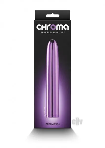 Vibrators Chroma Classic Vibe 7 Purple Seductucom