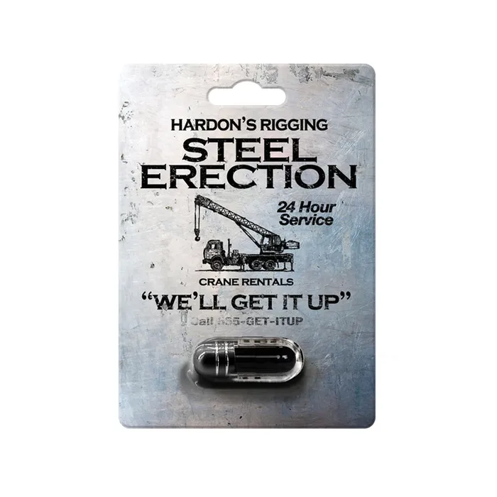 SOS Distribution Male Sex Toys Steel Erection Male Enhancement Pill 1 ct