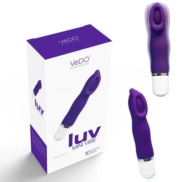 VEDO Vibrators VeDO Luv Mini Vibe Into You Indigo