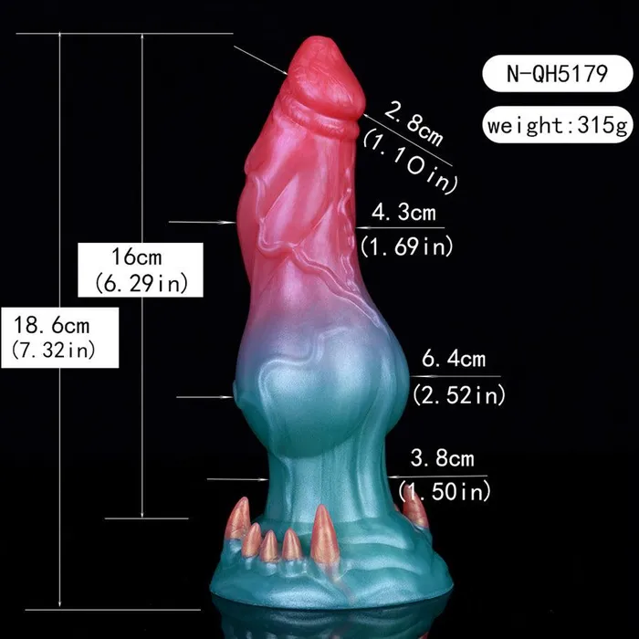 Anal 7 inch Wolf Dildo Female Sex Toy mysite