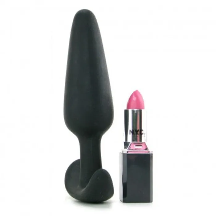 Anal Love Toy Lure Me Slim Silicone Butt Plug Black Anal Love Toy Lure Me Slim Silicone Butt Plug Black
