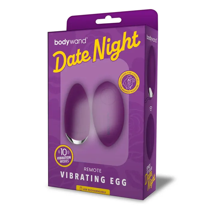 Bodywand Female Sex Toys Bodywand Date Night Remote Vibrating Egg