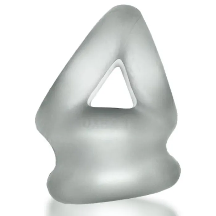 Dildos Oxballs Oxballs TriSqueeze Cocksling Ballstretcher Clear