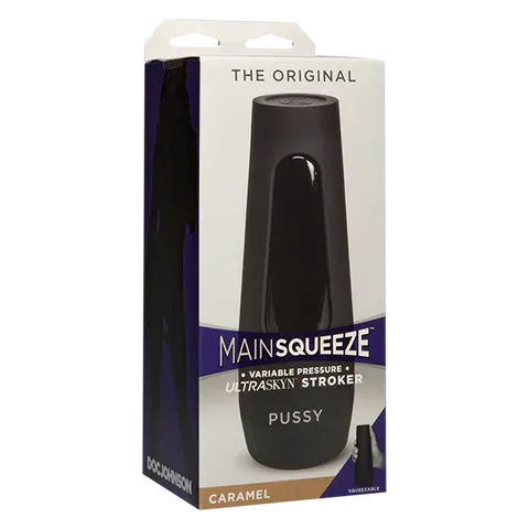 Doc Johnson Male Sex Toys Main Squeeze The Original ULTRASKYN Stroker Pussy Caramel