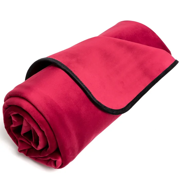 Liberator Female Sex Toys Fascinator Throw Merlot Microvelvet Mini