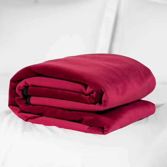Liberator Female Sex Toys Fascinator Throw Merlot Microvelvet Mini