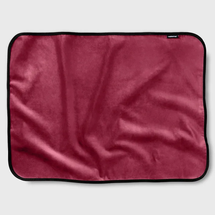Liberator Female Sex Toys Fascinator Throw Merlot Microvelvet Mini