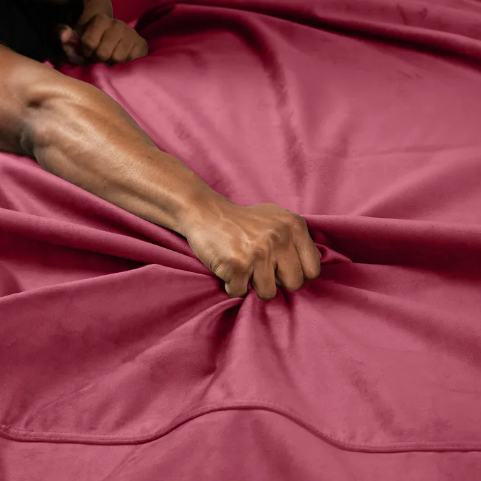 Liberator Female Sex Toys Fascinator Throw Merlot Microvelvet Mini
