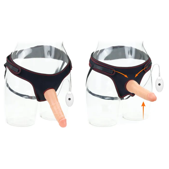 Love Toy Female Sex Toys Ingen Adjustable StrapOn Vibrating Realistic Dildo 75