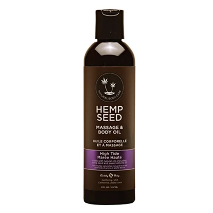 Massage Oil High Tide Scent 8 fl oz 237 ml HEMP SEED Couples