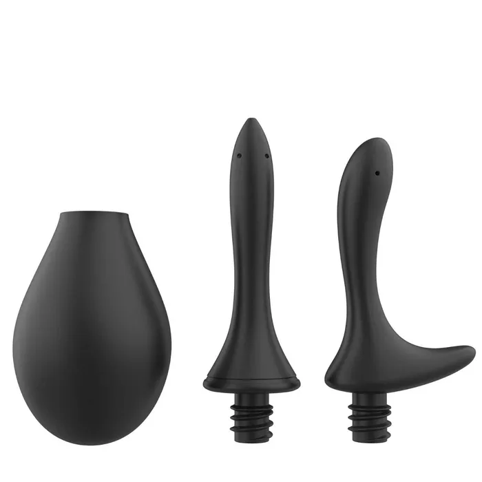 Nexus Douche Set 260ml Anal Douche with Silicone Tips x 2 Nexus Anal
