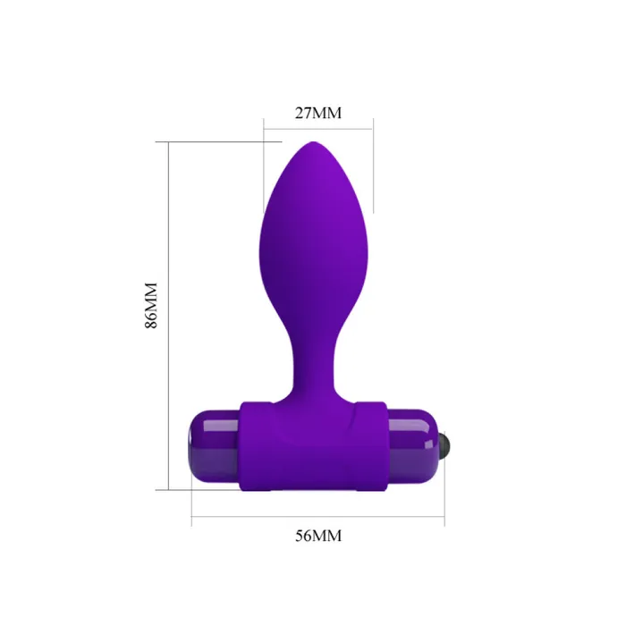 Pretty Love Anal Vibrating anal dilator VIbra Plug purple Pretty Love Anal Vibrating anal dilator VIbra Plug purple