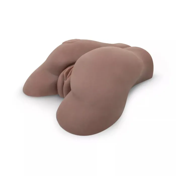 Realistic Vagina Anus masturbator Bootie Call Trinity Rose Brown Easy Male Sex Toys