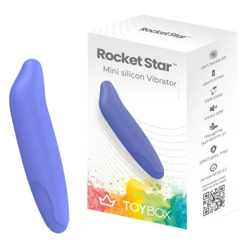 Adults Boutique Nicosia TOYBOX ROCKET STAR mini silicone vibrator Female Sex Toys