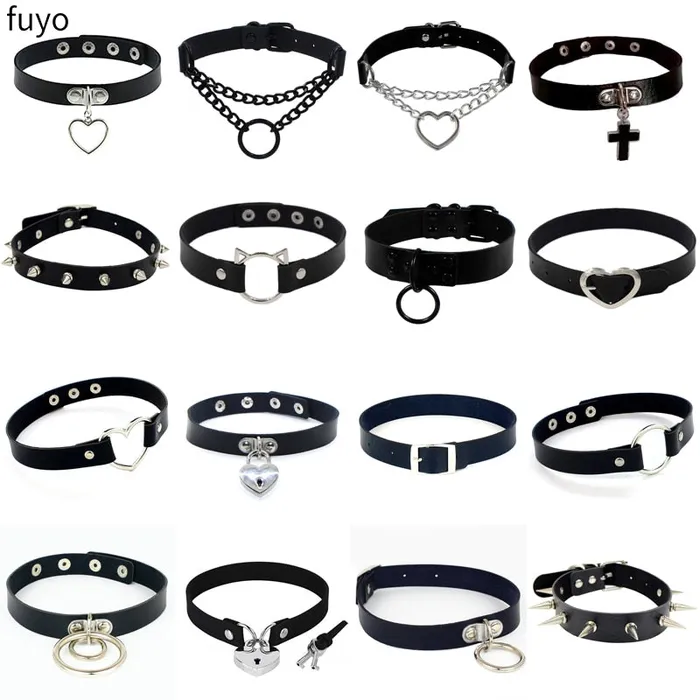 Choker collars with various designs Kinkpod Male Sex Toys