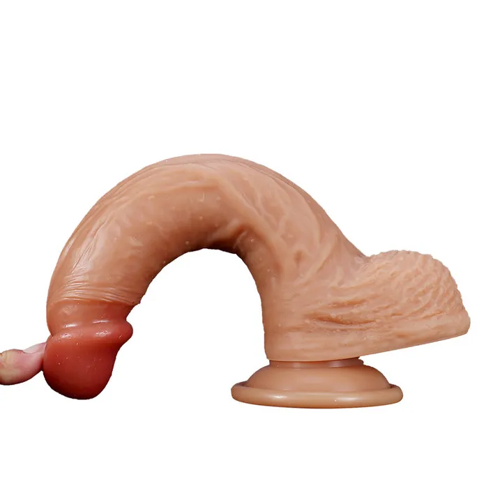 DAYU 21cm Silicone Realistic Thrusting Vibrating Dildo DAYU Female Sex Toys