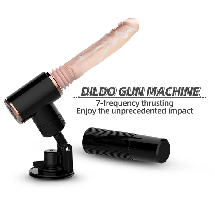 Female Sex Toys DIBE DIBE Auto Heating Thrusting Vibrating Realistic Dildo HandFree Sex Machine Vibrator