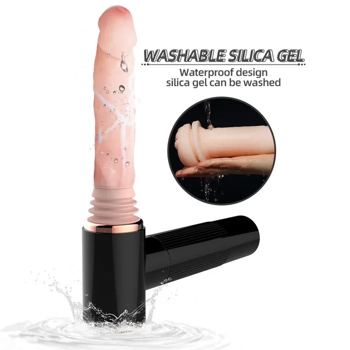 Female Sex Toys DIBE DIBE Auto Heating Thrusting Vibrating Realistic Dildo HandFree Sex Machine Vibrator