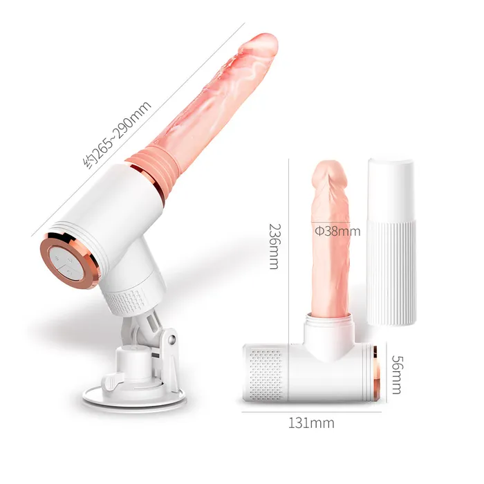 Female Sex Toys DIBE DIBE Auto Heating Thrusting Vibrating Realistic Dildo HandFree Sex Machine Vibrator