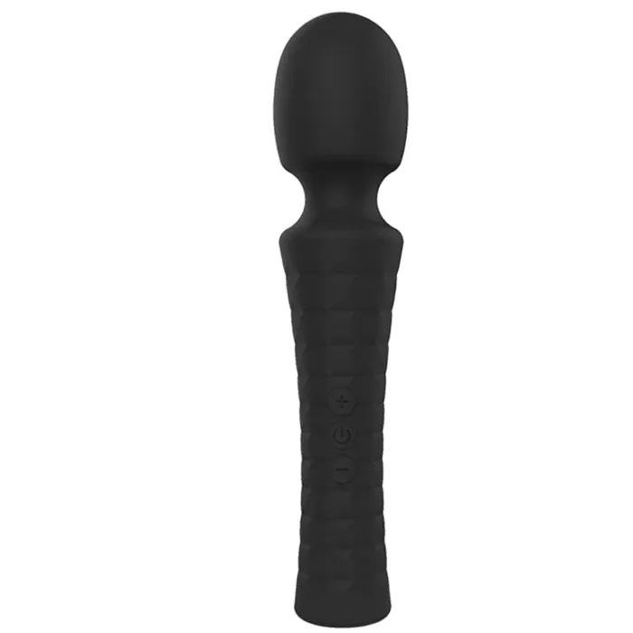 HC Vibrators HC 8x5 Wand Massager Vibrator USB Rechargeable Black