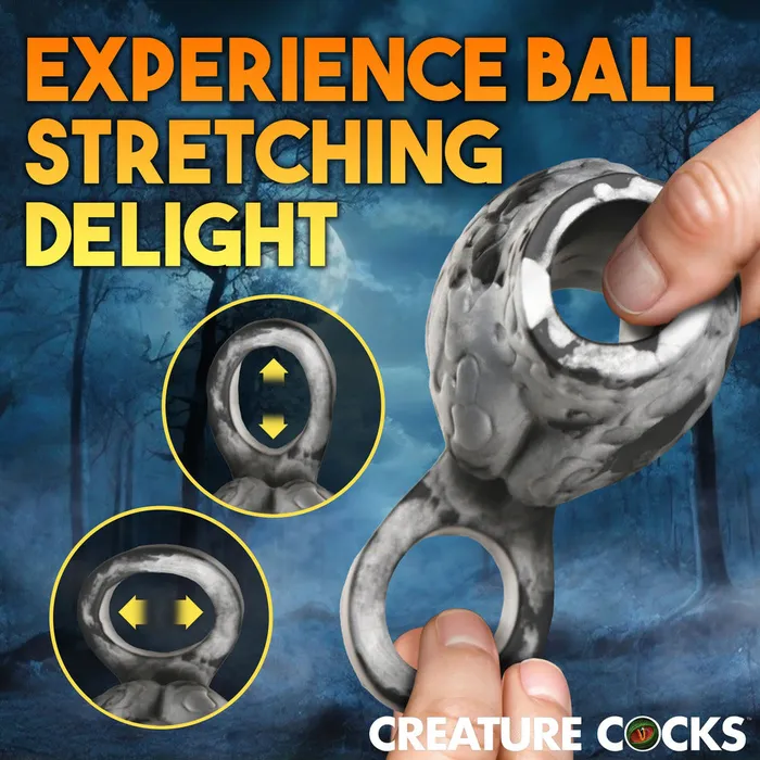 Male Sex Toys XR Brands Creature Cocks Night Prowler Ball Stretcher