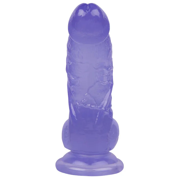 MD Female Sex Toys MD BroWing 22cm Crystal Dildo with Suction Cup Light Blue