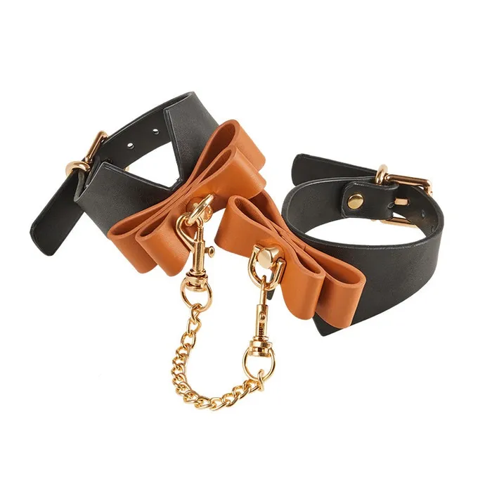 Premium Real Leather Bondage Restraint Kit 5 Pcs SexyPlay Couples
