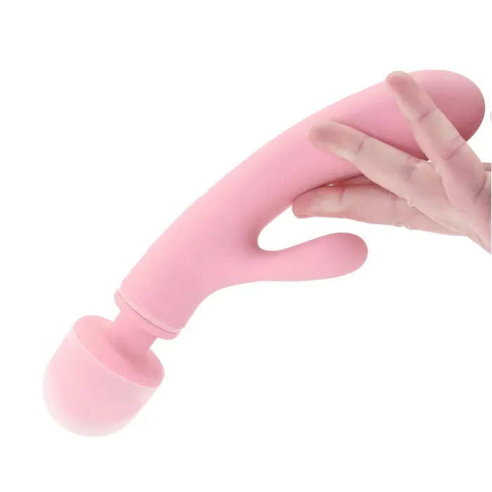SATISFYER Vibrators Satisfyer Triple Lover Wand Rabbit Vibrator Pink