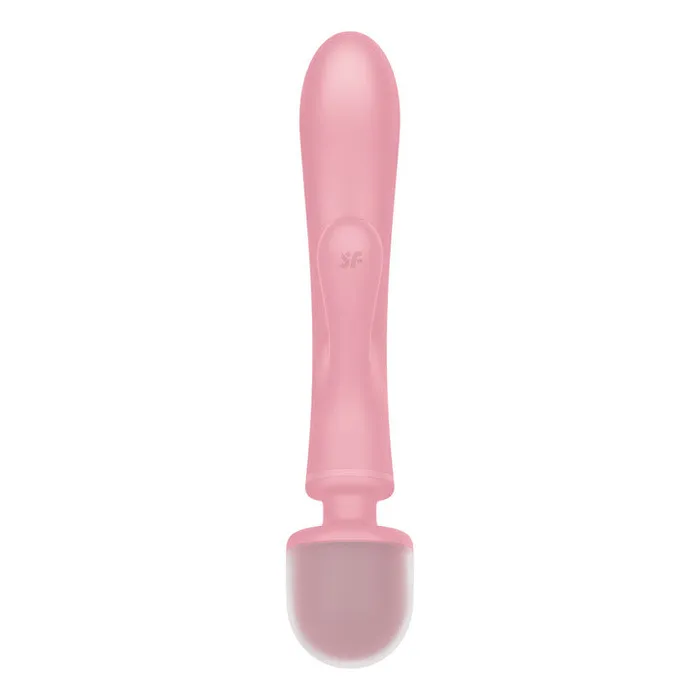SATISFYER Vibrators Satisfyer Triple Lover Wand Rabbit Vibrator Pink