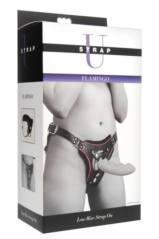 Sex On the Go Female Sex Toys Flamingo Low Rise Strap On Harness Sex On the Go Female Sex Toys Flamingo Low Rise Strap On Harness